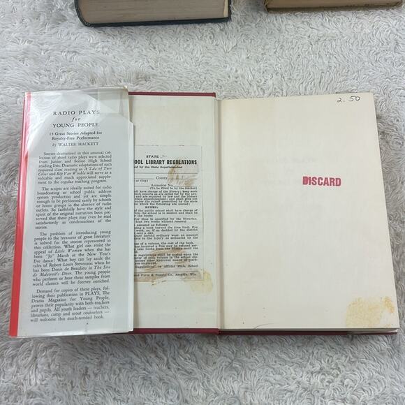 Vintage Plays Radio Plays for Young people Walter Hackett 1968 book bundle 3 - Picture 3 of 16